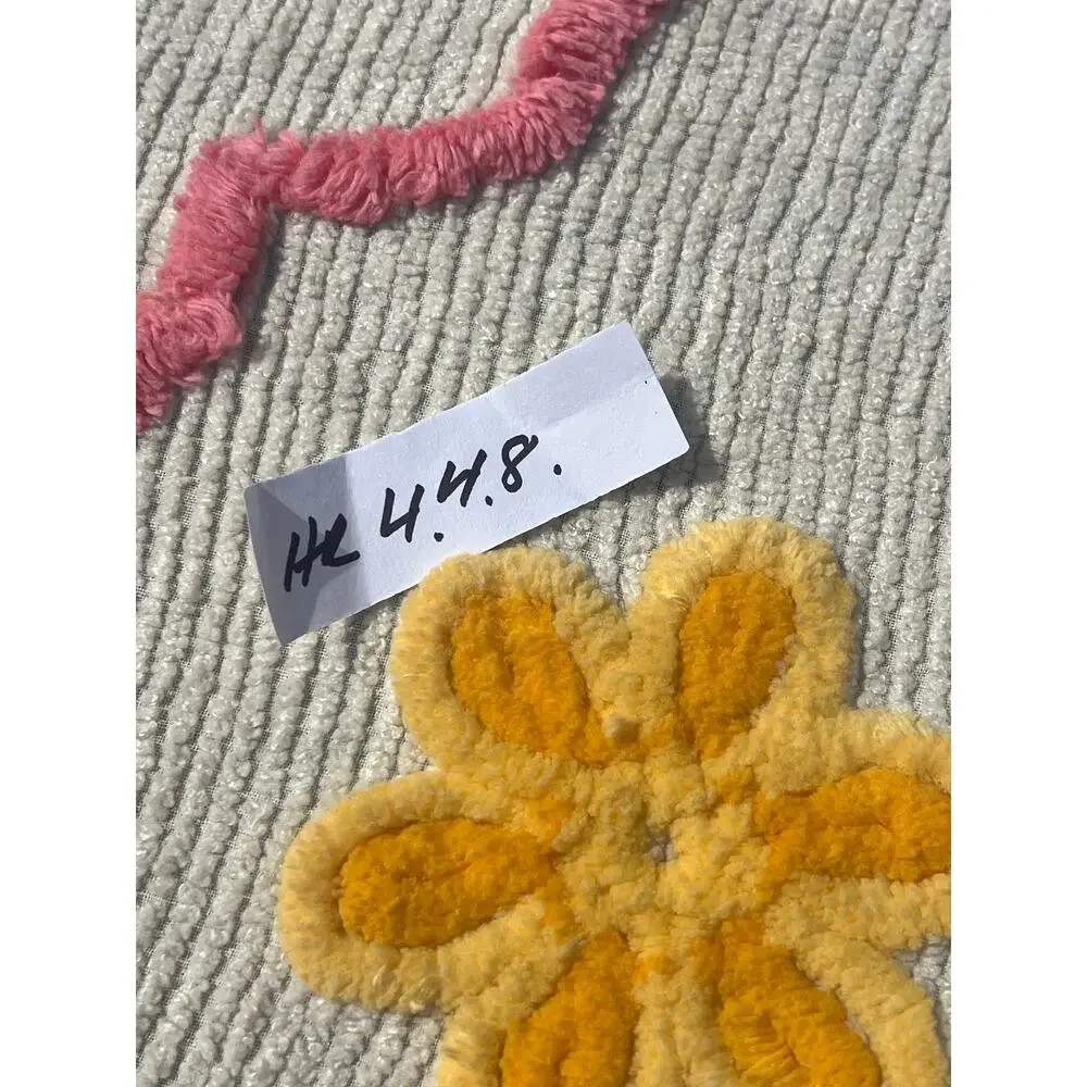 Vintage Chenille Bedspread Full Tufted Bedding Floral Cottagecore MCM - Picture 12 of 12